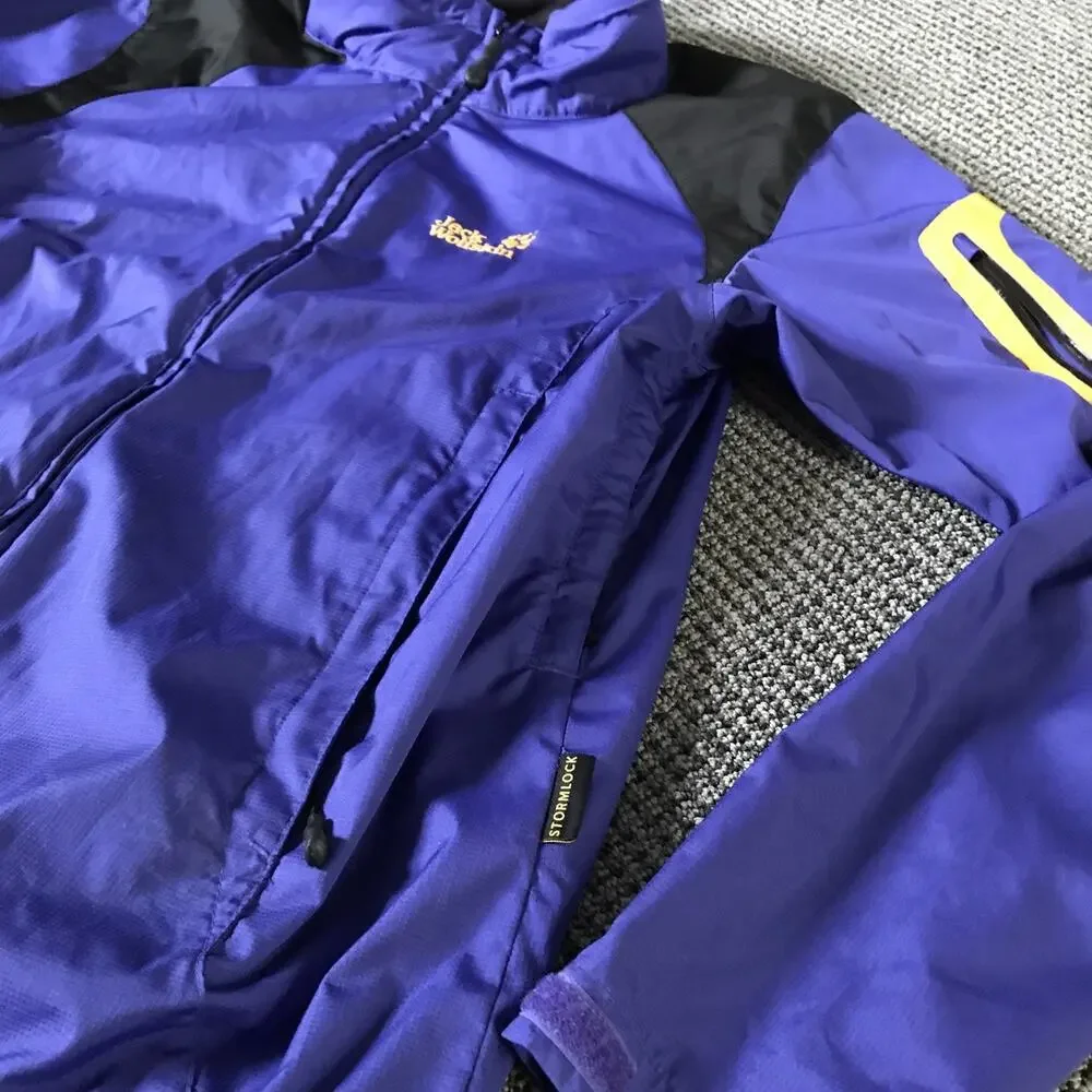 Jack Wolfskin Womens Performance Jacket XL‎ Purple EUC Stormlock